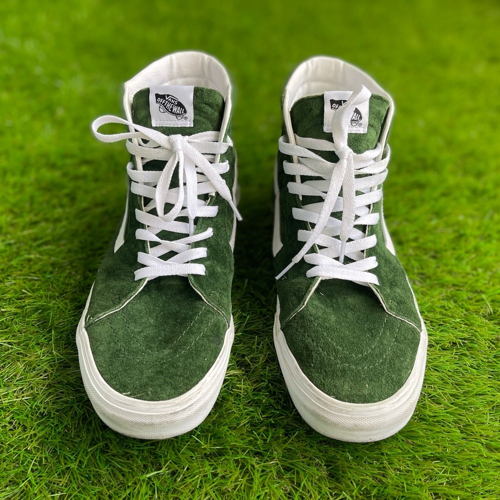 Vans Forest Green High-Top Sneakers